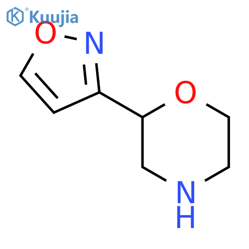 2-(1,2-oxazol-3-yl)morpholine structure