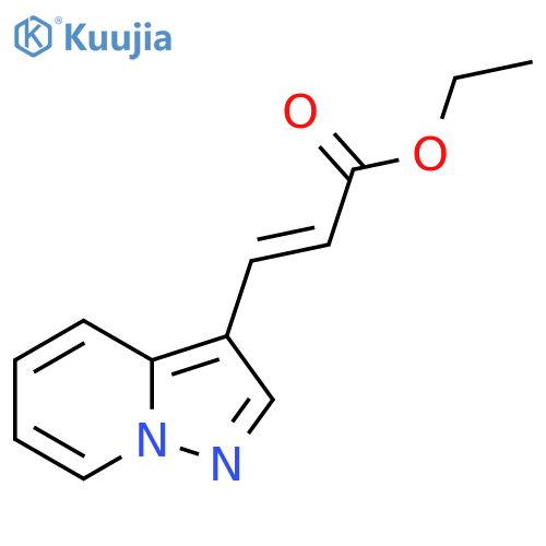 ethyl (2E)-3-{pyrazolo1,5-apyridin-3-yl}prop-2-enoate structure
