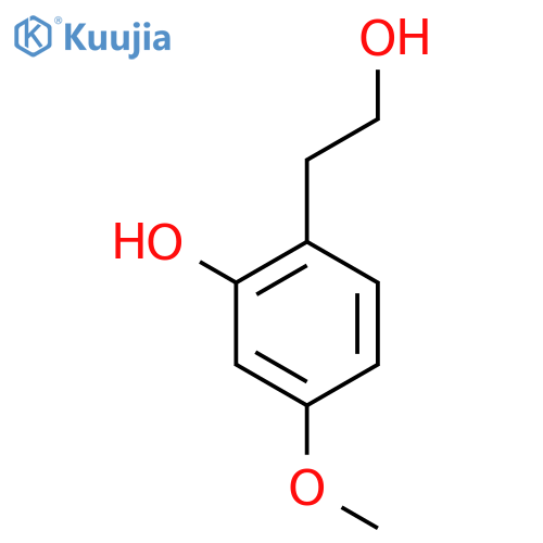 2-(2-hydroxyethyl)-5-methoxyphenol structure