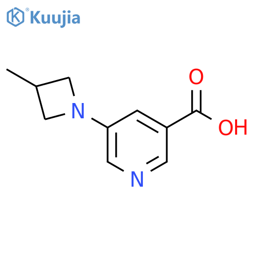 5-(3-methylazetidin-1-yl)pyridine-3-carboxylic acid structure