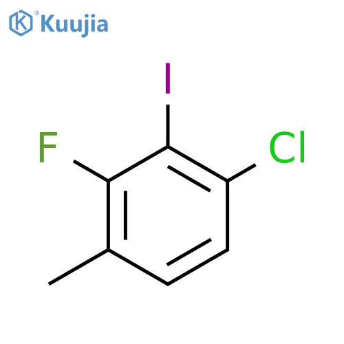 1-Chloro-3-fluoro-2-iodo-4-methylbenzene structure