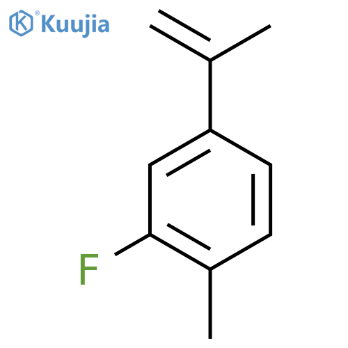 3-Fluoro-4,alpha-dimethylstyrene structure