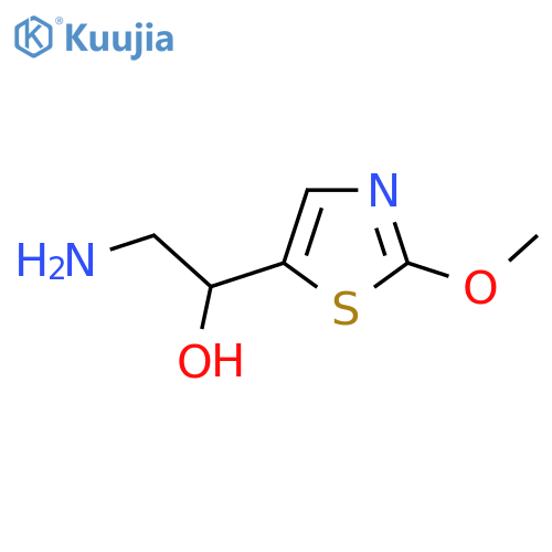 2-amino-1-(2-methoxy-1,3-thiazol-5-yl)ethan-1-ol structure