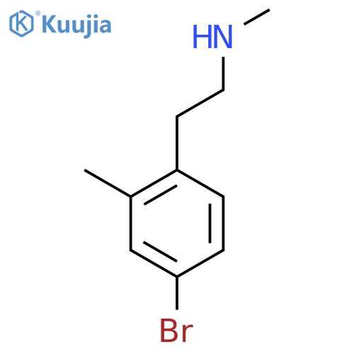2-(4-bromo-2-methylphenyl)ethyl(methyl)amine structure
