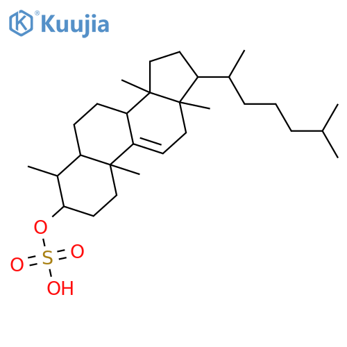 4,14-Dimethylcholest-9(11)-en-3-ol; (3β,4α,5α)-form, 3-O-Sulfate structure
