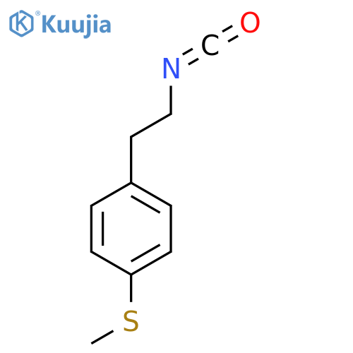 1-(2-isocyanatoethyl)-4-(methylsulfanyl)benzene structure