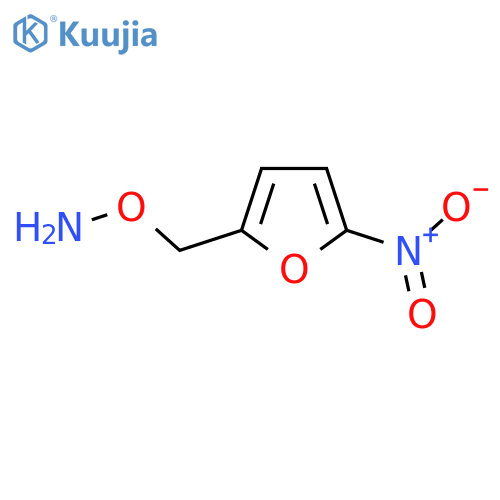 O-(5-nitrofuran-2-yl)methylhydroxylamine structure