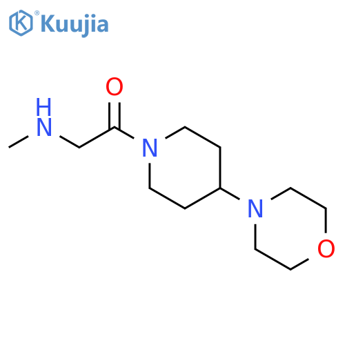 2-(methylamino)-1-[4-(morpholin-4-yl)piperidin-1-yl]ethan-1-one structure