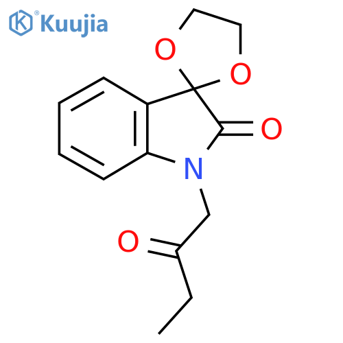 1'-(2-(2-Ethyl)-2-oxoethyl)spiro[[1,3]dioxolane-2,3'-indolin]-2'-one structure