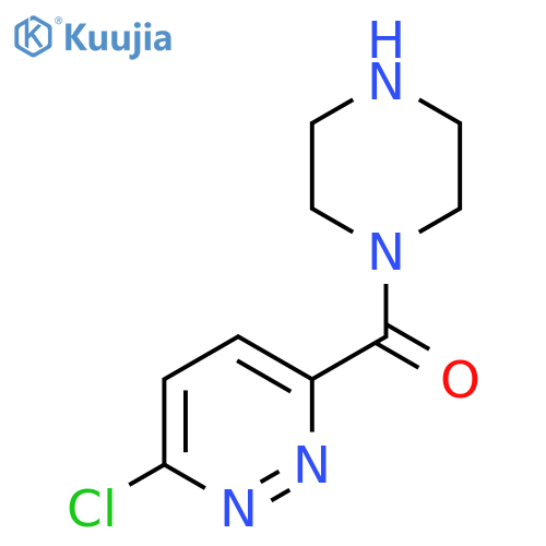 3-Chloro-6-(piperazine-1-carbonyl)pyridazine structure