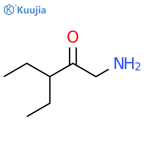 1-amino-3-ethylpentan-2-one structure