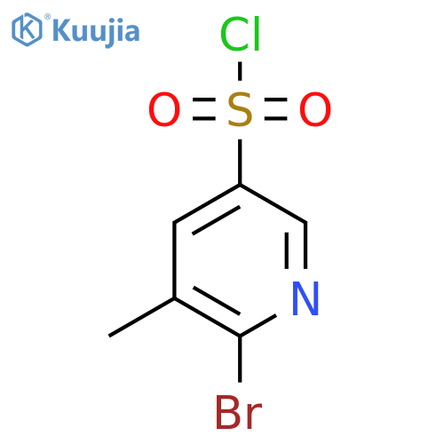 6-Bromo-5-methylpyridine-3-sulfonyl chloride structure