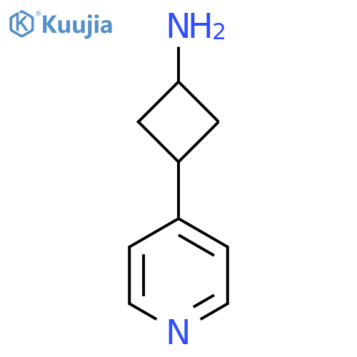 3-(Pyridin-4-yl)cyclobutan-1-amine structure