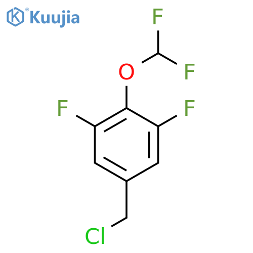 3,5-Difluoro-4-(difluoromethoxy)benzyl chloride structure