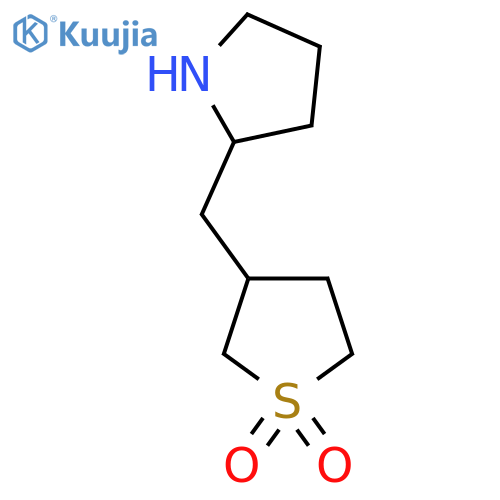 3-(pyrrolidin-2-yl)methyl-1lambda6-thiolane-1,1-dione structure
