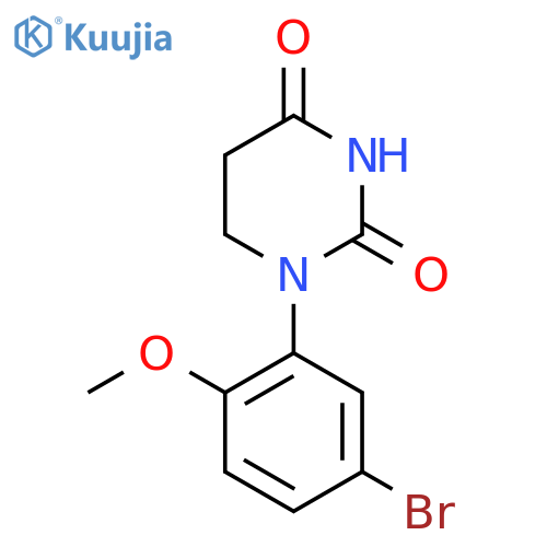 1-(5-Bromo-2-methoxyphenyl)-1,3-diazinane-2,4-dione structure