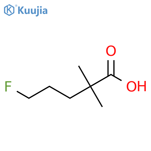 5-fluoro-2,2-dimethylpentanoic acid structure