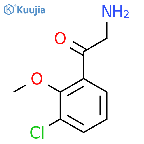 2-amino-1-(3-chloro-2-methoxyphenyl)ethan-1-one structure