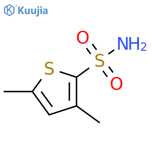 3,5-dimethylthiophene-2-sulfonamide structure
