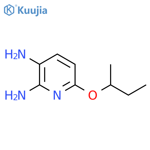6-(Butan-2-yloxy)pyridine-2,3-diamine structure