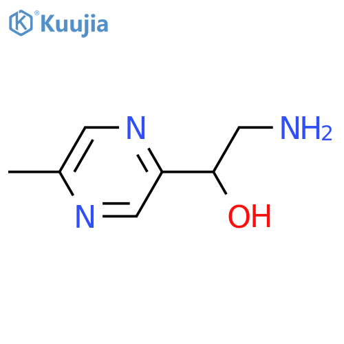 2-amino-1-(5-methylpyrazin-2-yl)ethan-1-ol structure