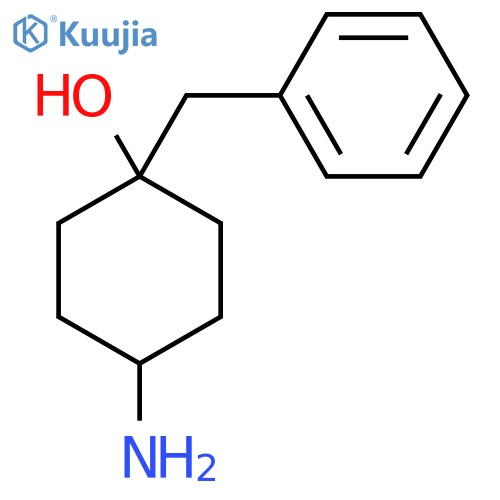 4-Amino-1-benzylcyclohexan-1-ol structure