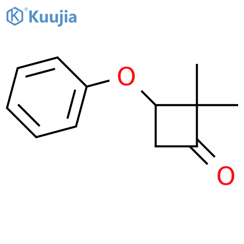 2,2-Dimethyl-3-phenoxycyclobutan-1-one structure