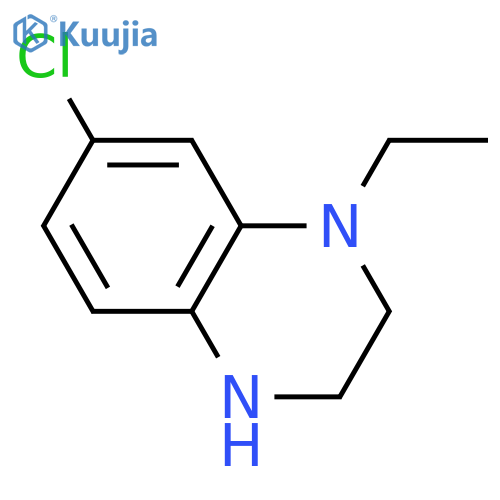 7-chloro-1-ethyl-1,2,3,4-tetrahydroquinoxaline structure