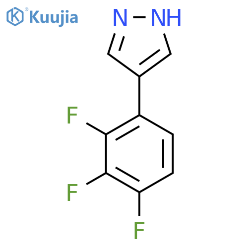 4-(2,3,4-trifluorophenyl)-1H-pyrazole structure
