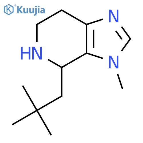 4-(2,2-dimethylpropyl)-3-methyl-3H,4H,5H,6H,7H-imidazo4,5-cpyridine structure