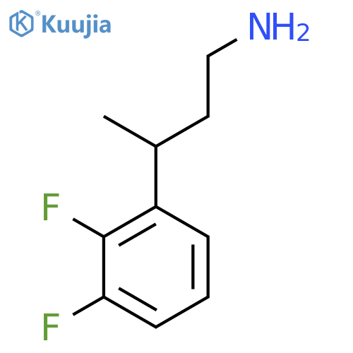 3-(2,3-difluorophenyl)butan-1-amine structure