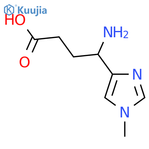 4-amino-4-(1-methyl-1H-imidazol-4-yl)butanoic acid structure