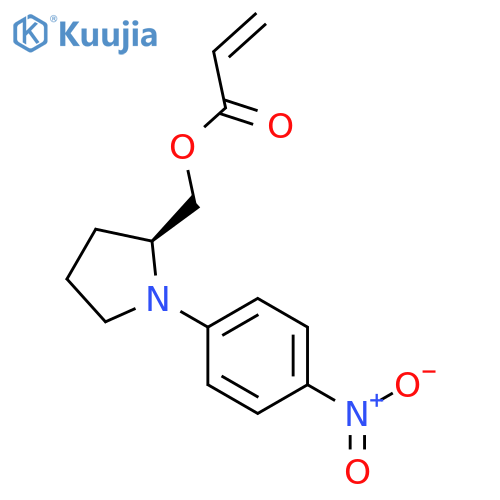 (2S)-1-(4-Nitrophenyl)pyrrolidin-2-ylmethyl prop-2-enoate structure