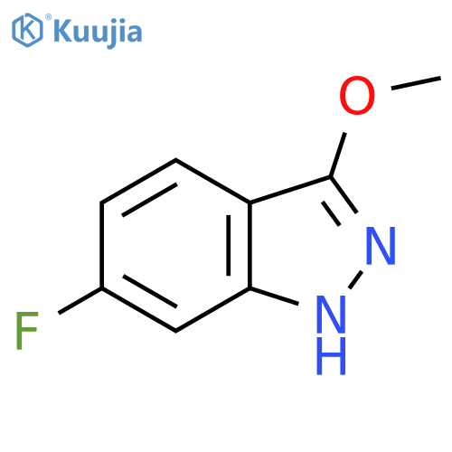 6-Fluoro-3-methoxy-1H-indazole structure