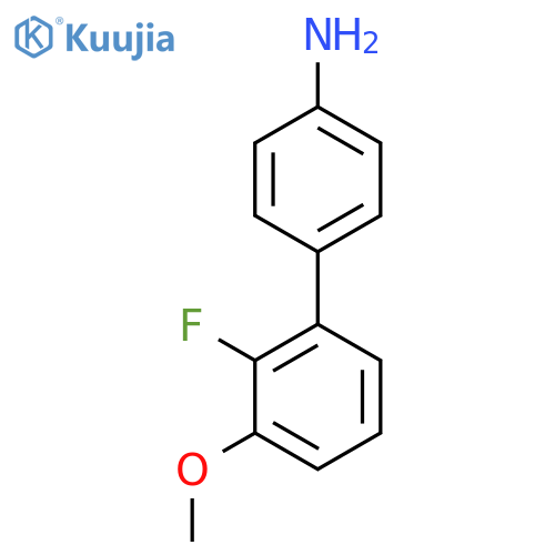 4-(2-fluoro-3-methoxyphenyl)aniline structure