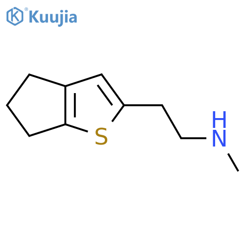 (2-{4H,5H,6H-cyclopentabthiophen-2-yl}ethyl)(methyl)amine structure