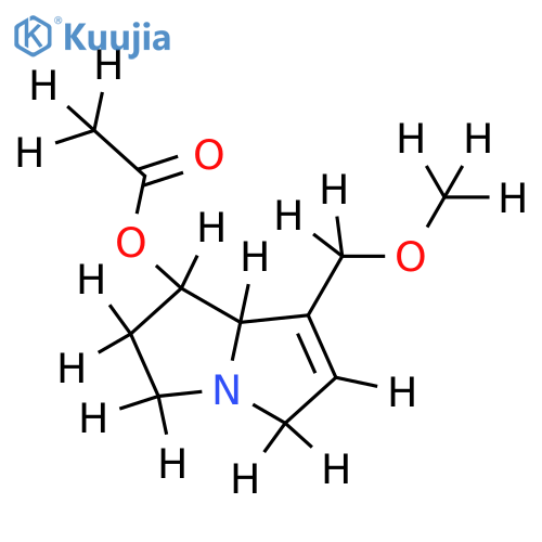 7beta-Acetoxy-1-methoxymethyl-1,2-dehydro-8alpha-pyrrolizidin structure