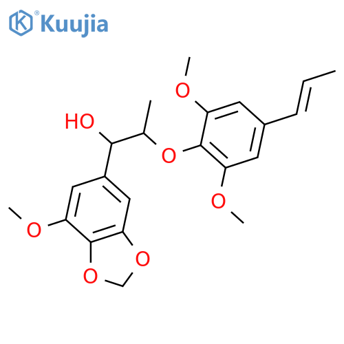 4,8'-Oxylign-7-ene-3,3',4',5,5',7'-hexol; (7E,7'R,8'R)-form, 3',4'-Methylene, 3,5,5'-tri-Me ether structure