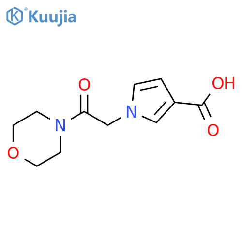 1-(2-morpholino-2-oxoethyl)-1H-pyrrole-3-carboxylic acid structure
