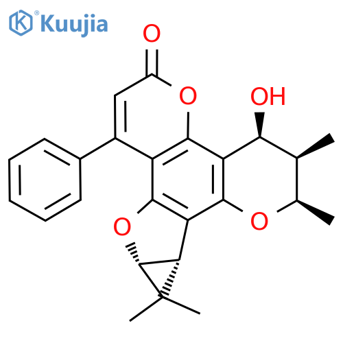(3S,5R,15S,16R,17R)-15-Hydroxy-4,4,16,17-tetramethyl-9-phenyl-6,12,18-trioxapentacyclo[12.4.0.02,7.03,5.08,13]octadeca-1(14),2(7),8(13),9-tetraen-11-one structure