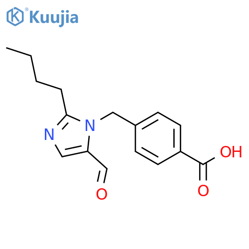 4-(2-Butyl-5-formyl-1H-imidazol-1-yl)methylbenzoic Acid structure