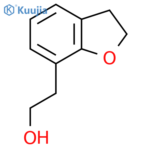 2-(2,3-dihydro-1-benzofuran-7-yl)ethan-1-ol structure