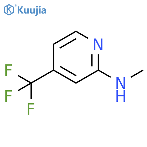 N-methyl-4-(trifluoromethyl)pyridin-2-amine structure