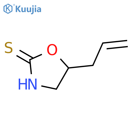 (-)-5-(2-Propenyl)-2-oxazolidinethione structure