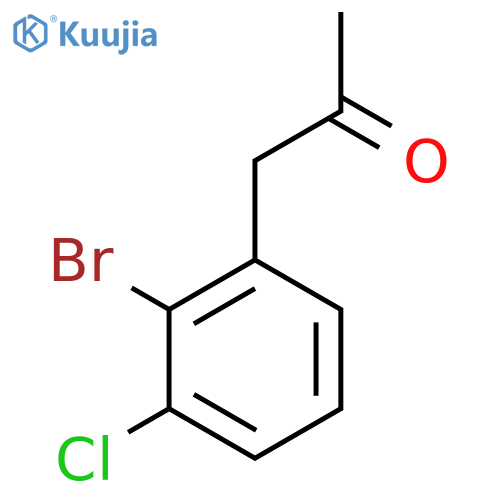 1-(2-Bromo-3-chlorophenyl)propan-2-one structure