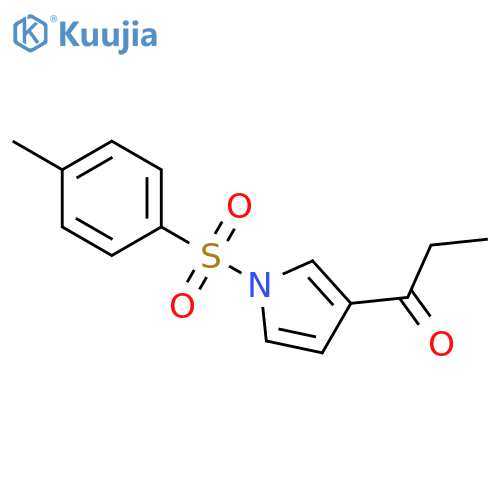 3-Propanoyl-1-tosylpyrrole structure