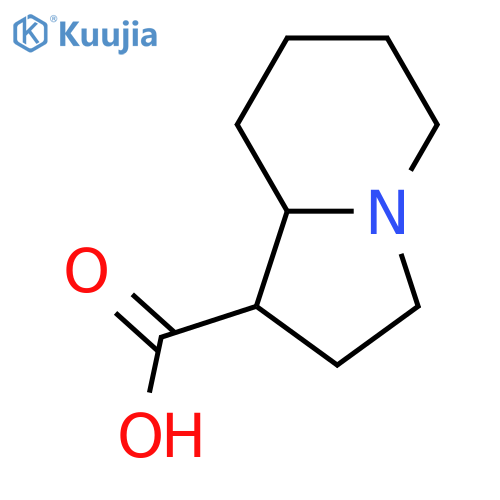 1-Indolizinecarboxylic acid, octahydro-  structure