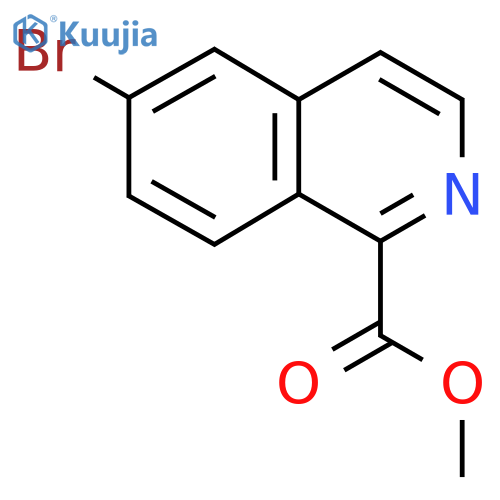 Methyl 6-bromoisoquinoline-1-carboxylate structure
