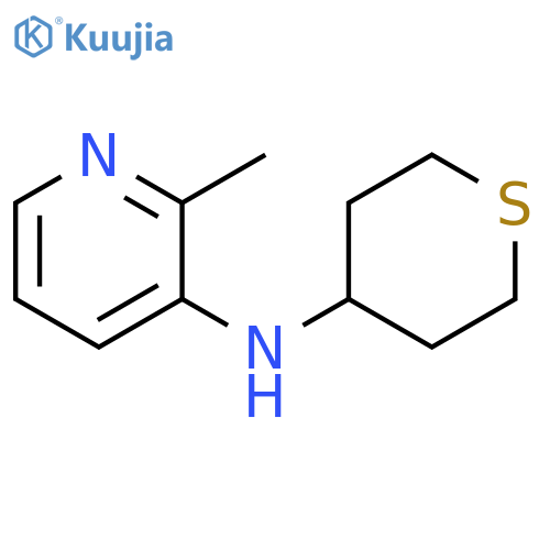2-methyl-N-(thian-4-yl)pyridin-3-amine structure