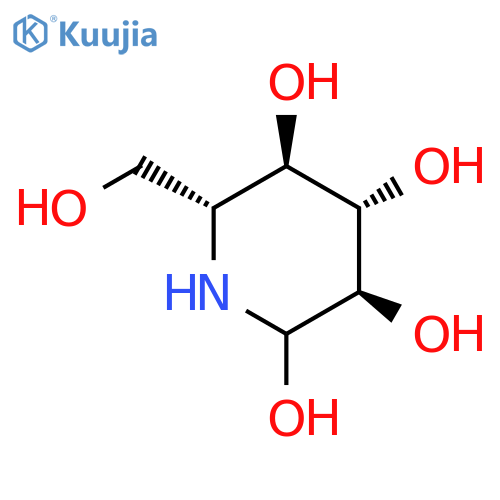 2,3,4,5-Piperidinetetrol,6-(hydroxymethyl)-, (3R,4S,5R,6R)- structure